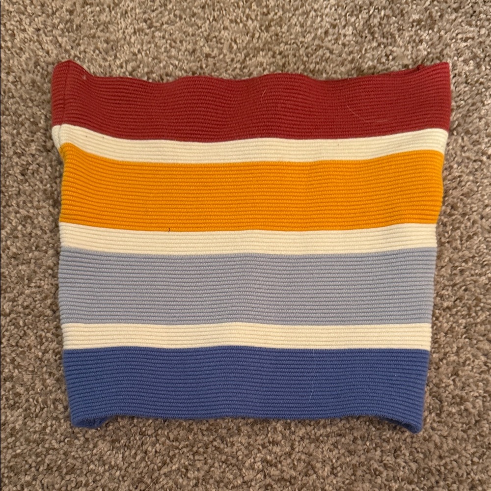 Striped Multicolor Crop Top